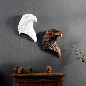 Креативна глава на орел, подвесная главата на животното в европейски стил, стенни подвесная Ретро-начална дневна, монтиране на триизмерна украса
